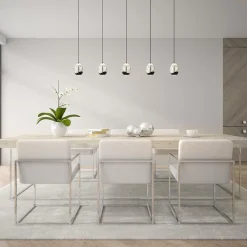 Straluma Eettafelhanglamp Clear Egg met zwart inclusief LED></noscript> Hanglampen|Eettafellampen