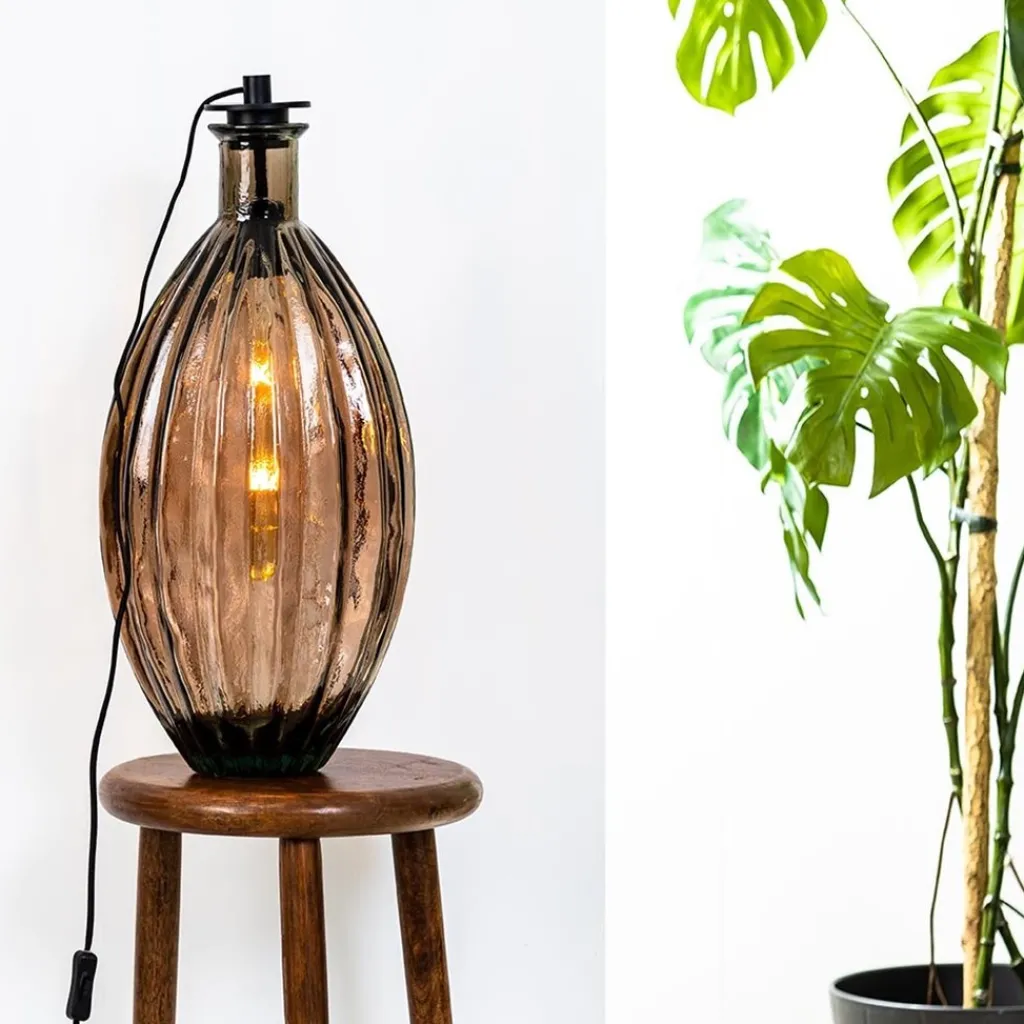 Straluma Elektra voor vaas Possando mat zwart> Lampenvoeten|Light and Living