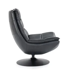 Straluma Fauteuil Sven leder - zwart><noscript><img width=