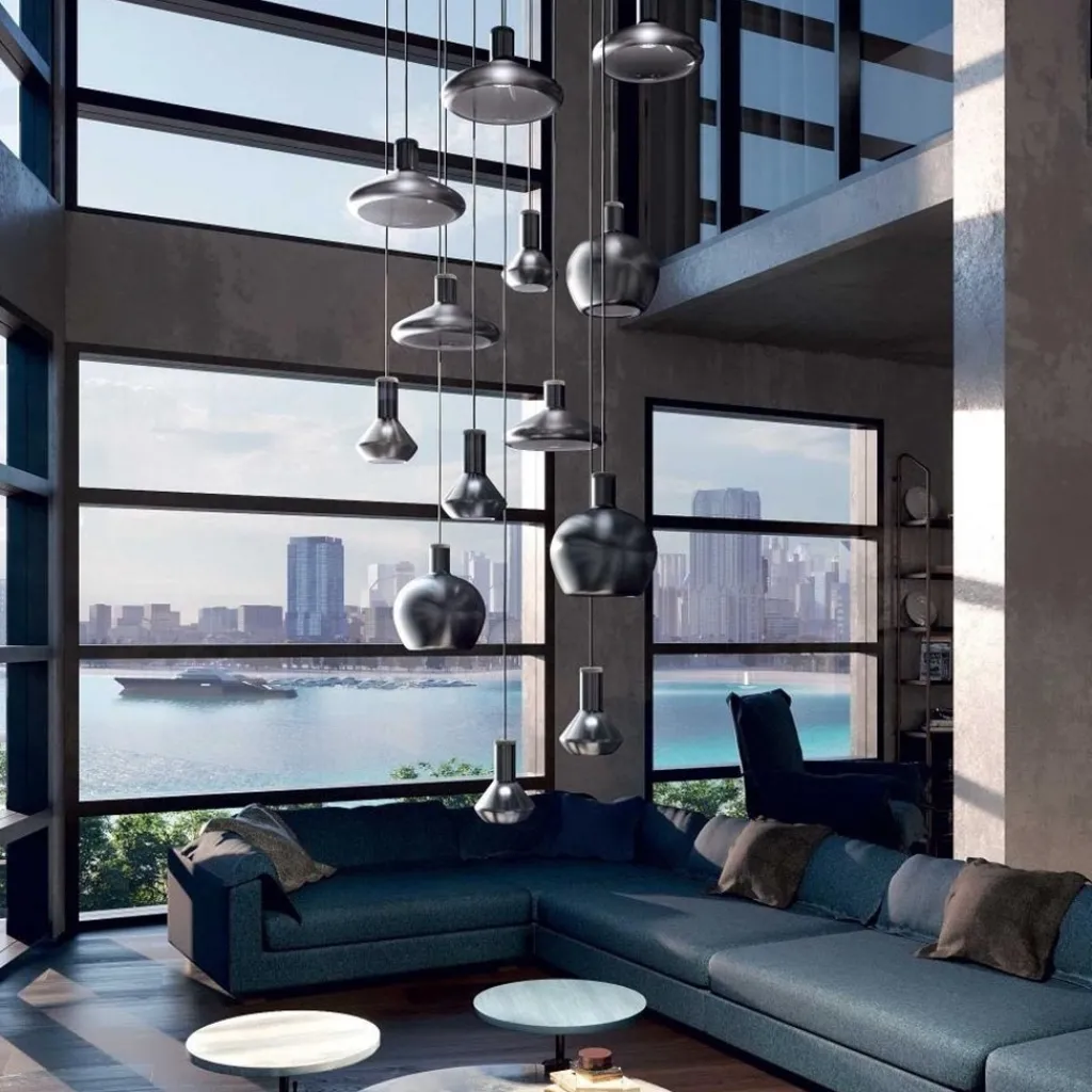 Straluma Flask C hanglamp 25cm metallic black> Pendel Lampen|Keukenverlichting