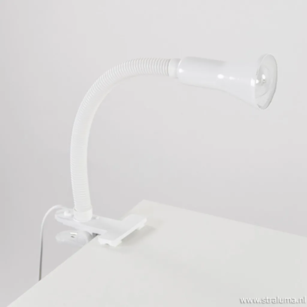 Straluma Functionele klemlamp wit verstelbaar> Klemlampen|Leeslampen
