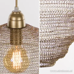 Straluma Gaas hanglamp Nina mat goud></noscript> Light and Living|Woonkamerlampen