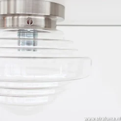 Straluma Glazen art deco Plafonniere keuken-hal></noscript> Plafonnières|Woonkamerlampen