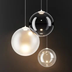 Straluma Glazen hanglamp Random Solo frosted wit 28 cm></noscript> Hanglampen|Videverlichting