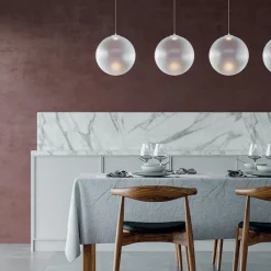 Straluma Glazen hanglamp Random Solo frosted wit 28 cm></noscript> Hanglampen|Videverlichting