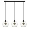 Straluma Glazen 3-lichts hanglamp eettafel clear> Eettafellampen|Pendel Lampen