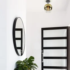 Straluma Glazen plafondlamp gold gradient met zwart><noscript><img width=