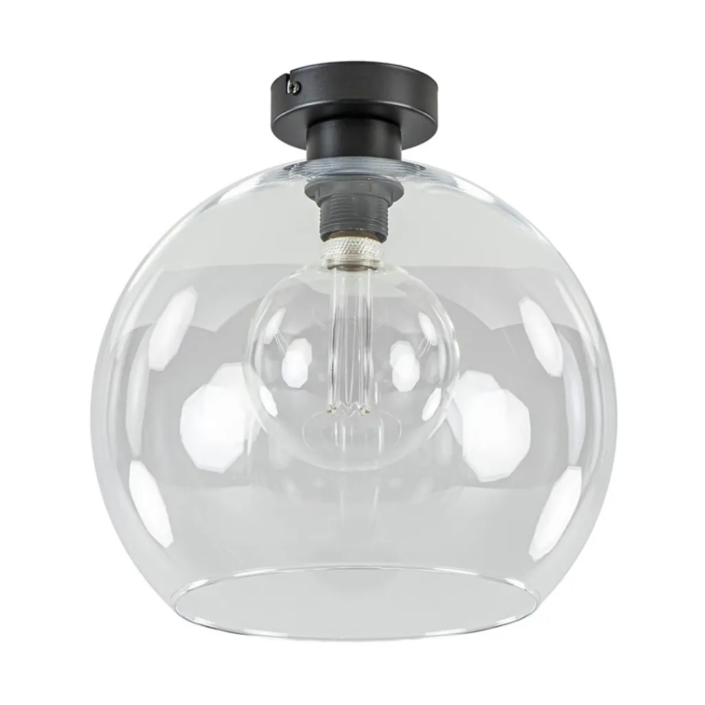 Straluma Globe plafondlamp helder glas 30 cm> Halverlichting|Plafondlampen
