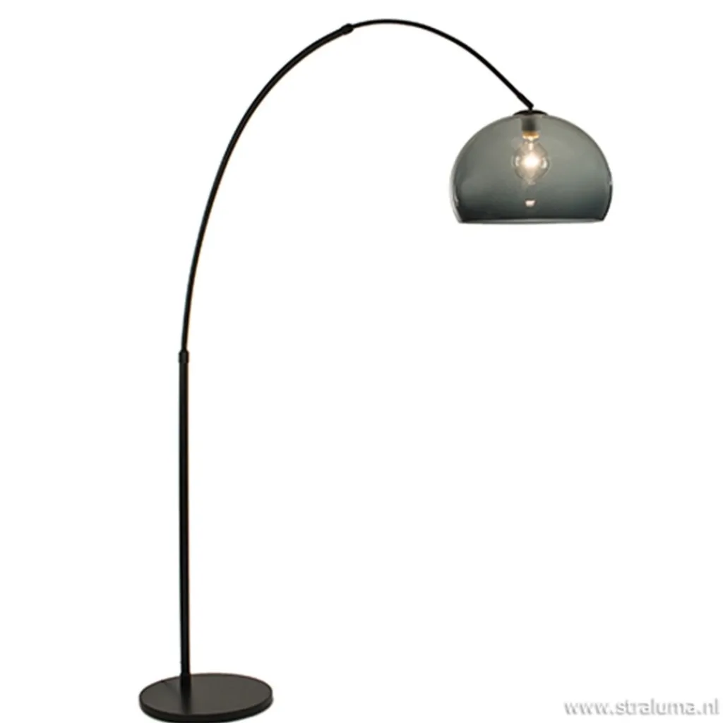 Straluma Grijze kap plexibol exclusief booglamp> Lampenkappen