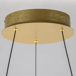 Straluma Grote design hanglamp LED gouden ring></noscript> Hanglampen|Eettafellampen