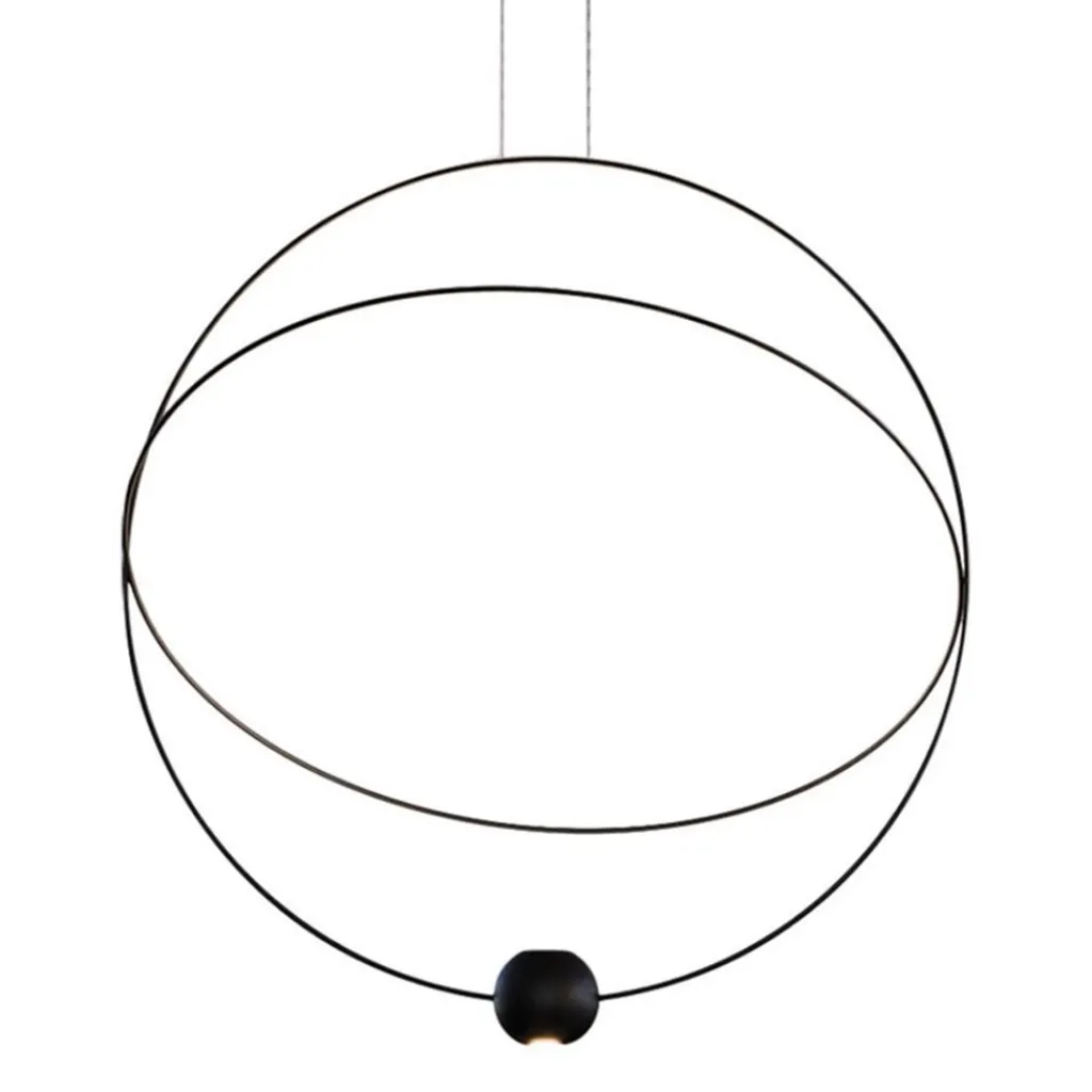 Straluma Grote design hanglamp ring met LED spot> Hanglampen|Eettafellampen