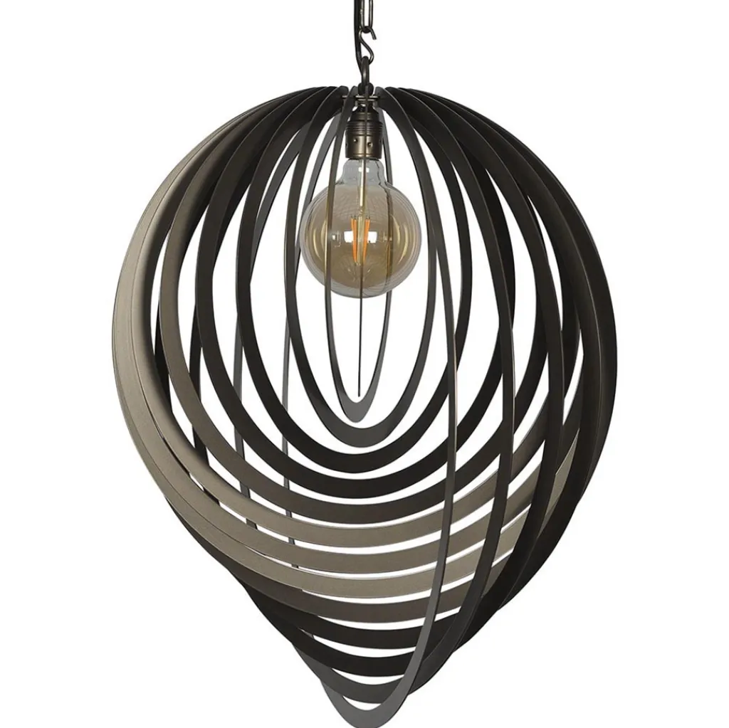 Straluma Grote design hanglamp ringen platinum 80 cm> Eettafellampen|Videverlichting