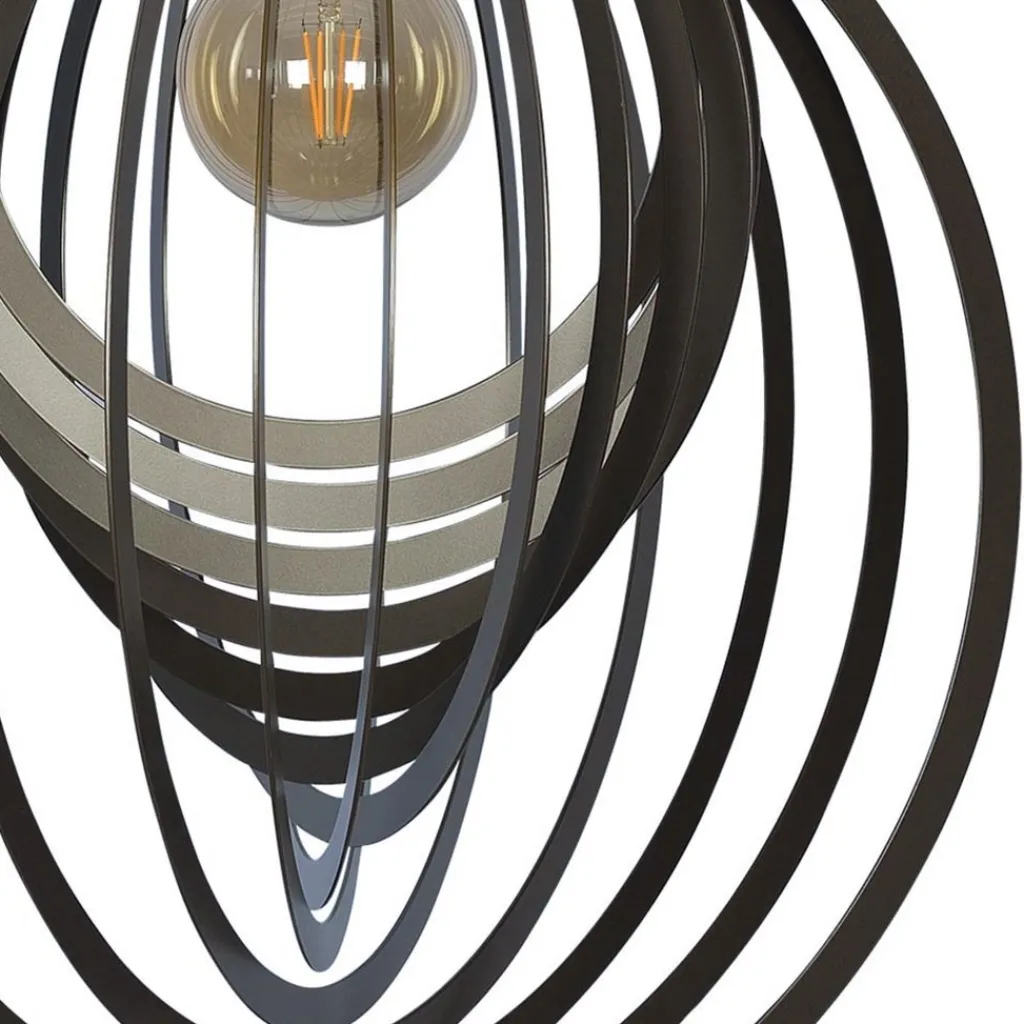 Straluma Grote design hanglamp ringen platinum 80 cm> Eettafellampen|Videverlichting