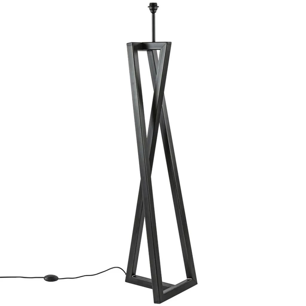Straluma Grote design vloerlamp Calitri staal exclusief kap> Vloerlampen|Lampenvoeten