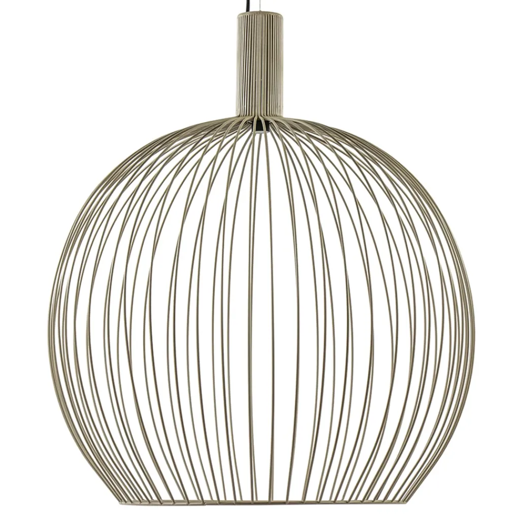 Straluma Grote draad hanglamp mat zand 70 cm> Hanglampen|Eettafellampen