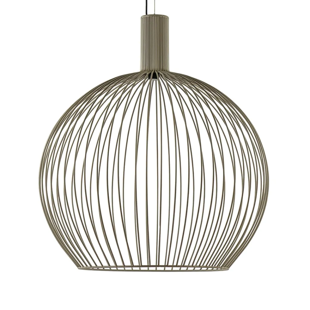 Straluma Grote eettafelhanglamp draad mat zand> Hanglampen|Eettafellampen