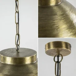 Straluma Grote hanglamp Kylie metaal oud brons></noscript> Eettafellampen|Light and Living