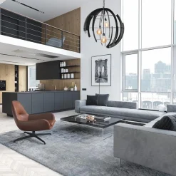 Straluma Grote hanglamp Terra 80 cm zwart><noscript><img width=