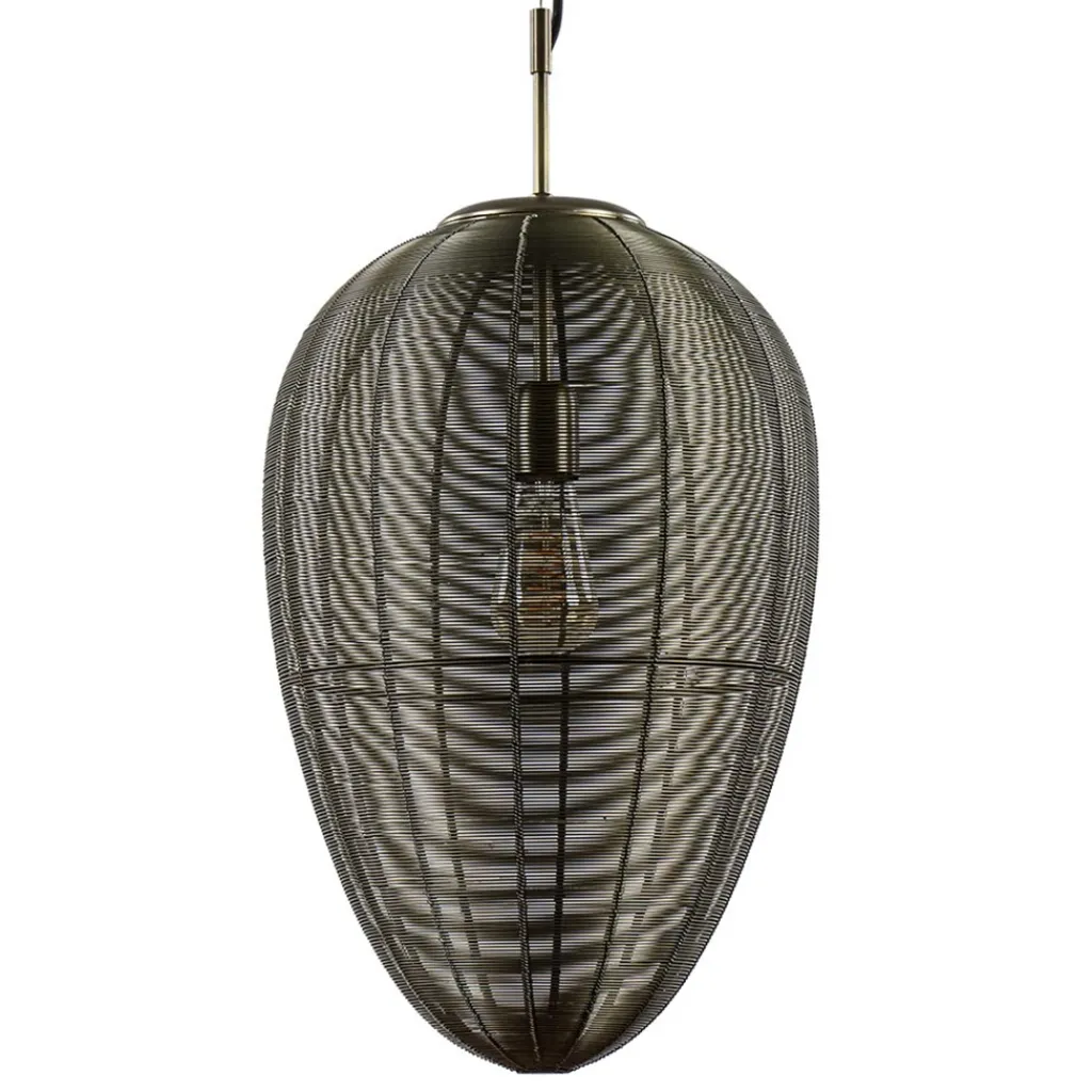 Straluma Grote hanglamp Yaelle antiek brons Light and Living> Hanglampen|Draadlampen