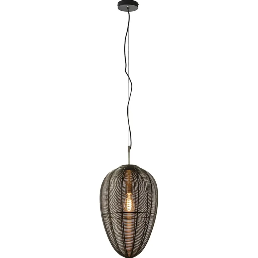 Straluma Grote hanglamp Yaelle antiek brons Light and Living> Hanglampen|Draadlampen