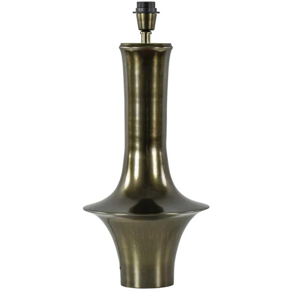 Straluma Grote lampvoet Jeff antiek brons exclusief kap> Tafellampen|Lampenvoeten