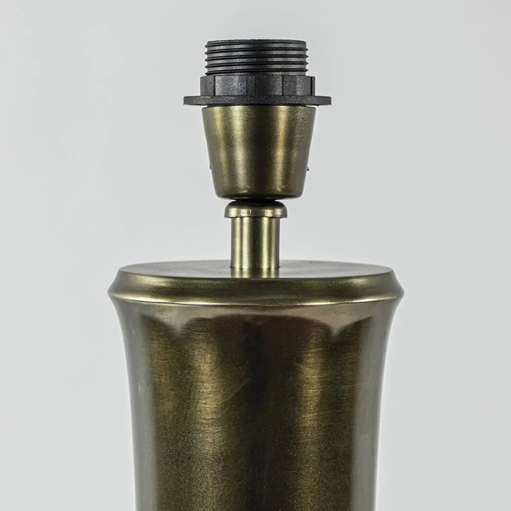 Straluma Grote lampvoet Jeff antiek brons exclusief kap> Tafellampen|Lampenvoeten