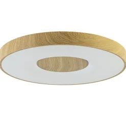 Straluma Grote LED plafondlamp met houtlook 65 cm> Plafondlampen|Plafonnières