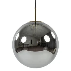 Straluma Grote luxe hanglamp brons + smoke glas Medina> Light and Living|Design Verlichting