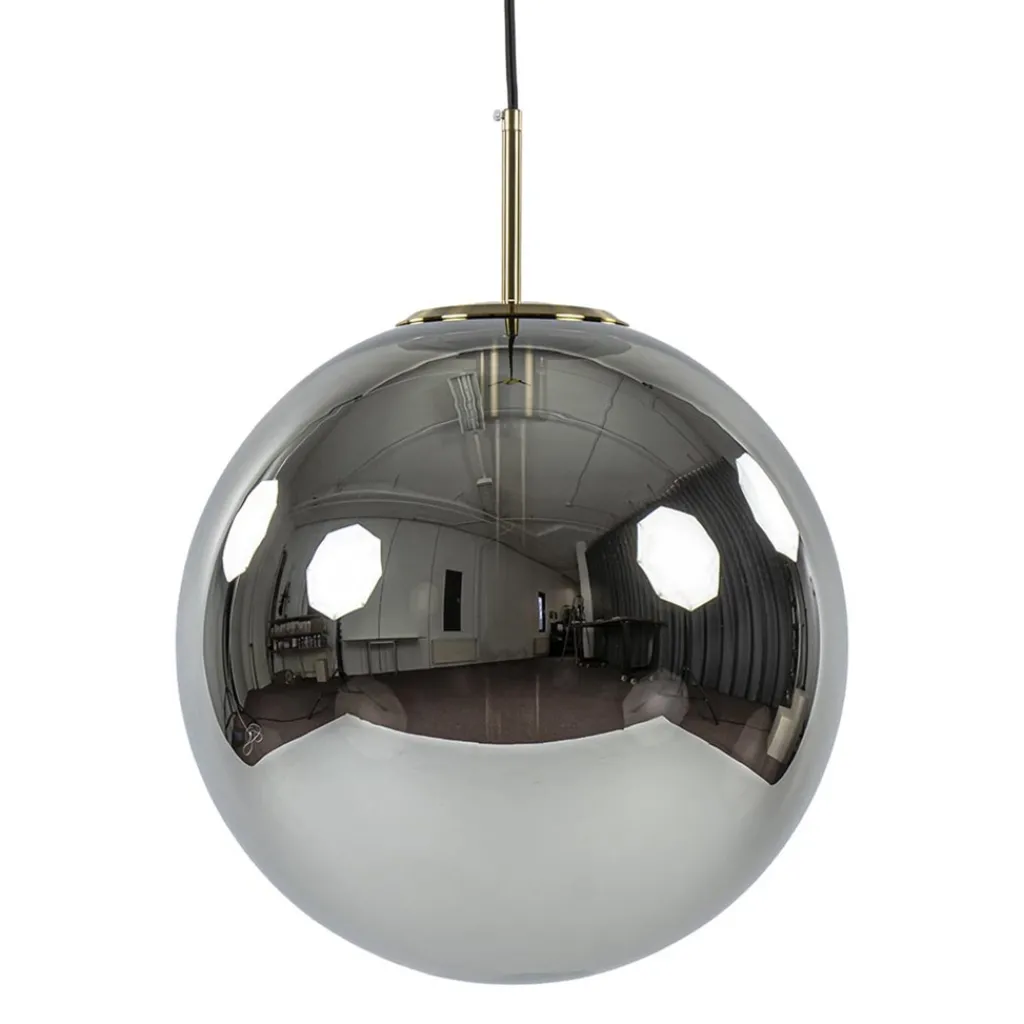 Straluma Grote luxe hanglamp brons + smoke glas Medina> Light and Living|Design Verlichting