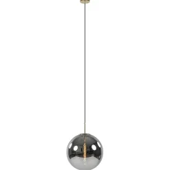 Straluma Grote luxe hanglamp brons + smoke glas Medina> Light and Living|Design Verlichting