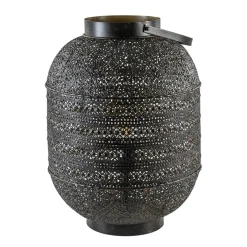 Straluma Grote Oosterse tafellamp lantaarn donker bruin> Woonkamerlampen|Slaapkamerlampen