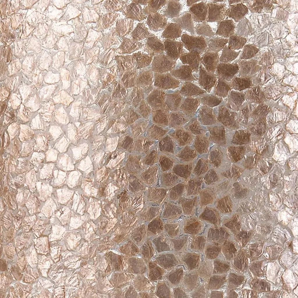 Straluma Grote schelpen wandlamp bruin met goud 60 cm> Schelpenlampen|Beach Verlichting