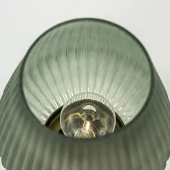 Straluma Grote tafellamp op batterij Tajera donker groen/goud></noscript> Tafellampen|Light and Living