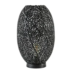 Straluma Grote tafellamp Sinula Light and Living mat zwart> Light and Living|Eetkamerverlichting