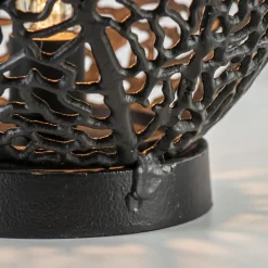 Straluma Grote tafellamp Sinula Light and Living mat zwart></noscript> Light and Living|Eetkamerverlichting