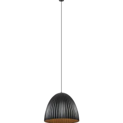 Straluma Grote XL hanglamp relief zwart met goud> Keukenverlichting|Eetkamerverlichting