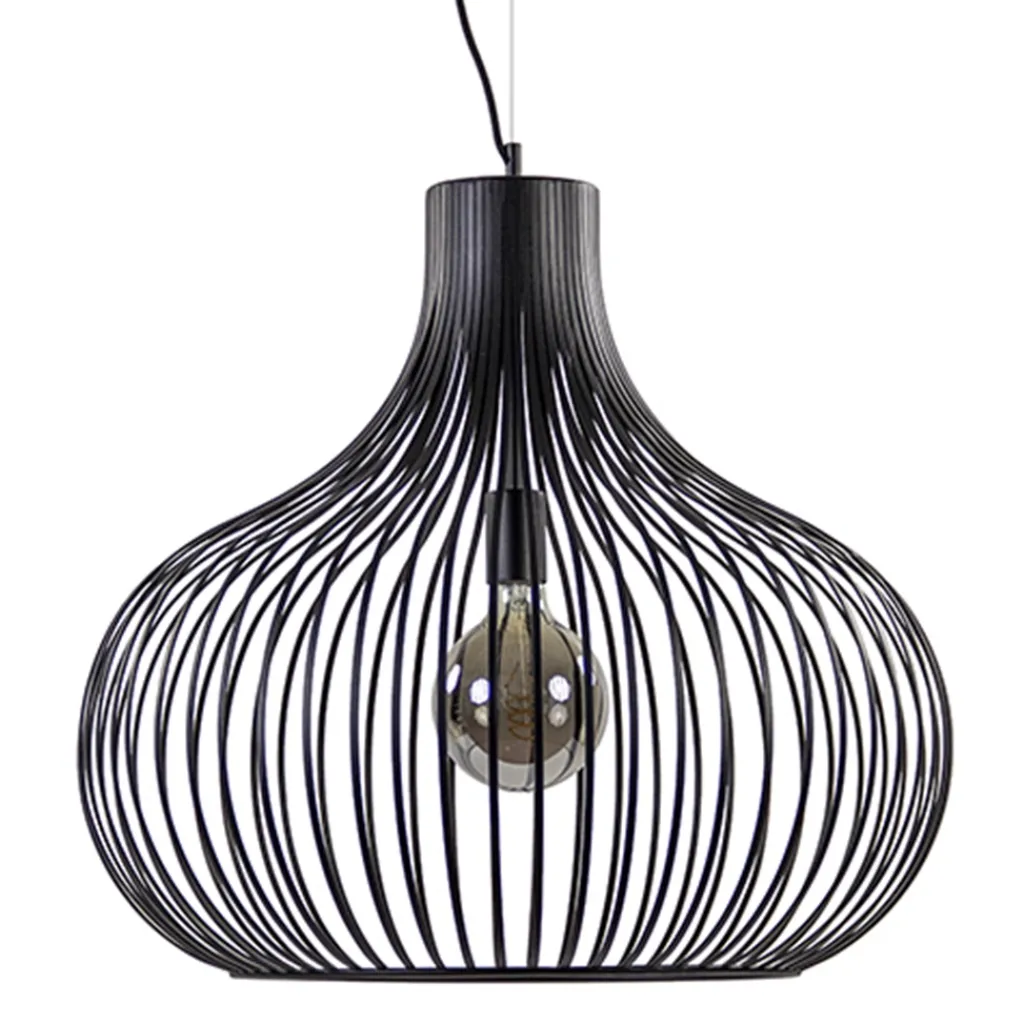 Straluma Hanglamp Aglio draad zwart 60cm> Eettafellampen|Draadlampen