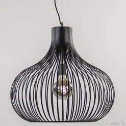 Straluma Hanglamp Aglio draad zwart 60cm> Eettafellampen|Draadlampen