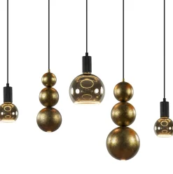 Straluma Hanglamp Allure 5l brons></noscript> Hanglampen|Eettafellampen