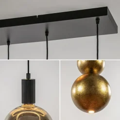 Straluma Hanglamp Allure 5l brons></noscript> Hanglampen|Eettafellampen