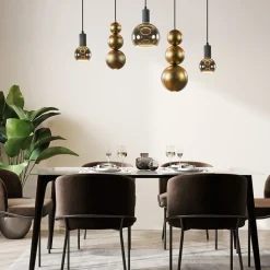 Straluma Hanglamp Allure 5l brons></noscript> Hanglampen|Eettafellampen