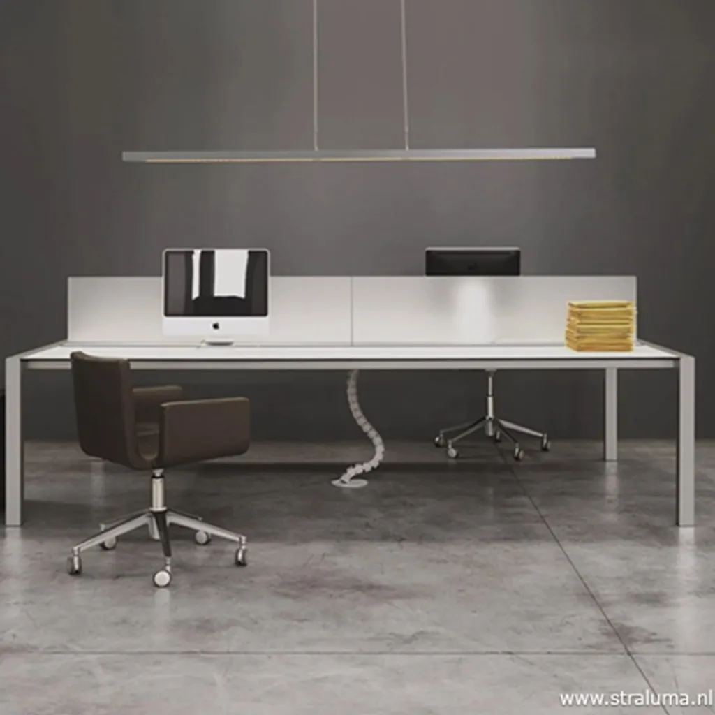 Straluma Hanglamp alu 1mtr up+down incl.dim> Hanglampen|Eettafellampen