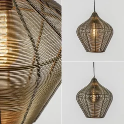 Straluma Hanglamp Alvaro 27cm antiek brons></noscript> Eettafellampen|Light and Living