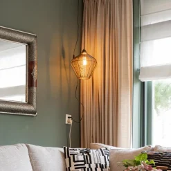 Straluma Hanglamp Alvaro 27cm antiek brons></noscript> Eettafellampen|Light and Living