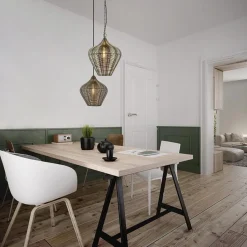 Straluma Hanglamp Alvaro 36cm antiek brons></noscript> Woonkamerlampen|Eetkamerverlichting