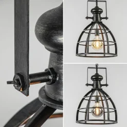 Straluma Hanglamp Amy zwartstaal industrieel><noscript><img width=
