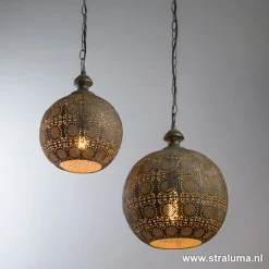 Straluma Hanglamp Ananya antiek brons><noscript><img width=