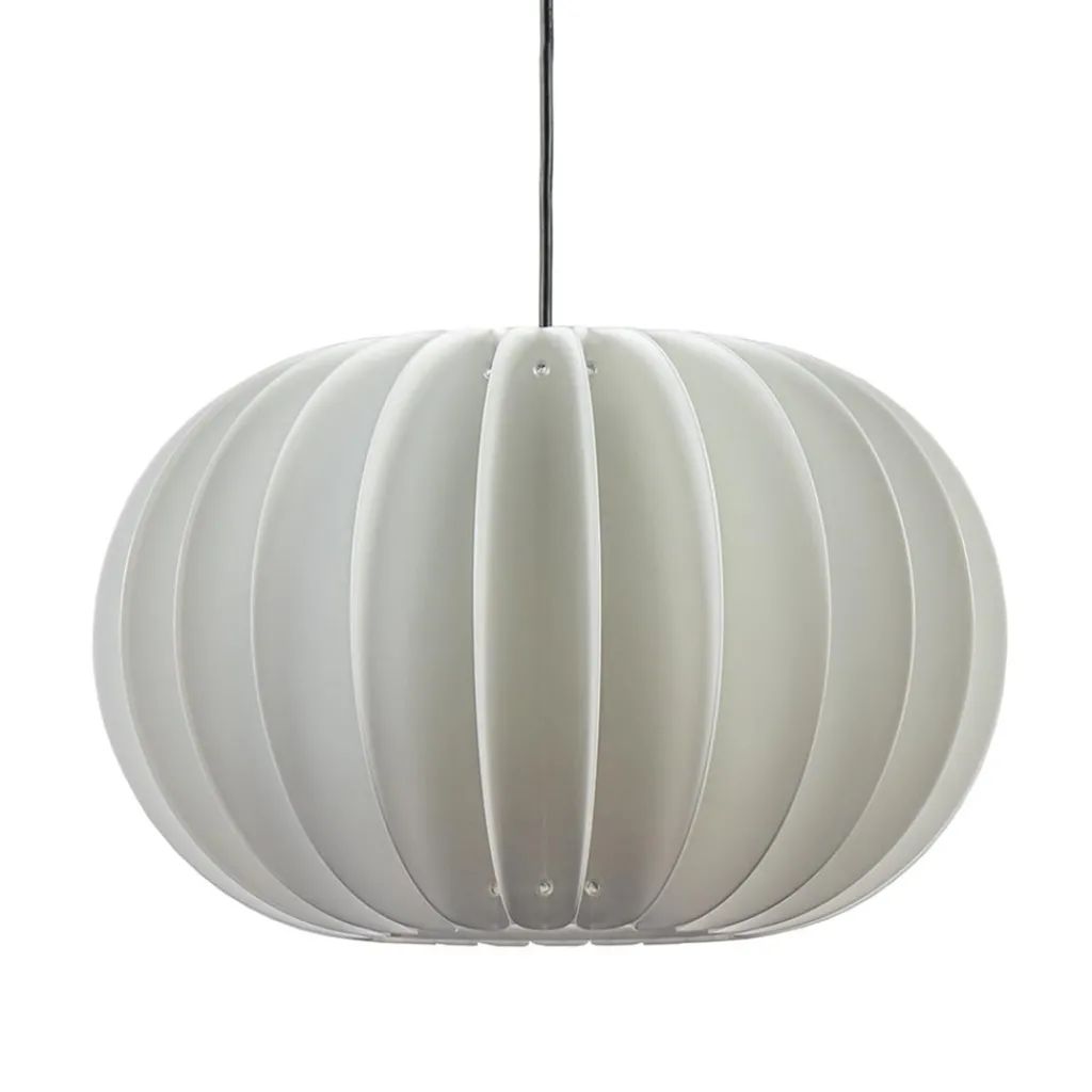 Straluma Hanglamp Arena 1L 40cm zwart/kap wit> Hanglampen|Eettafellampen