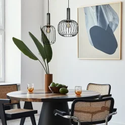 Straluma Hanglamp Aureole cilinder breed zwart><noscript><img width=