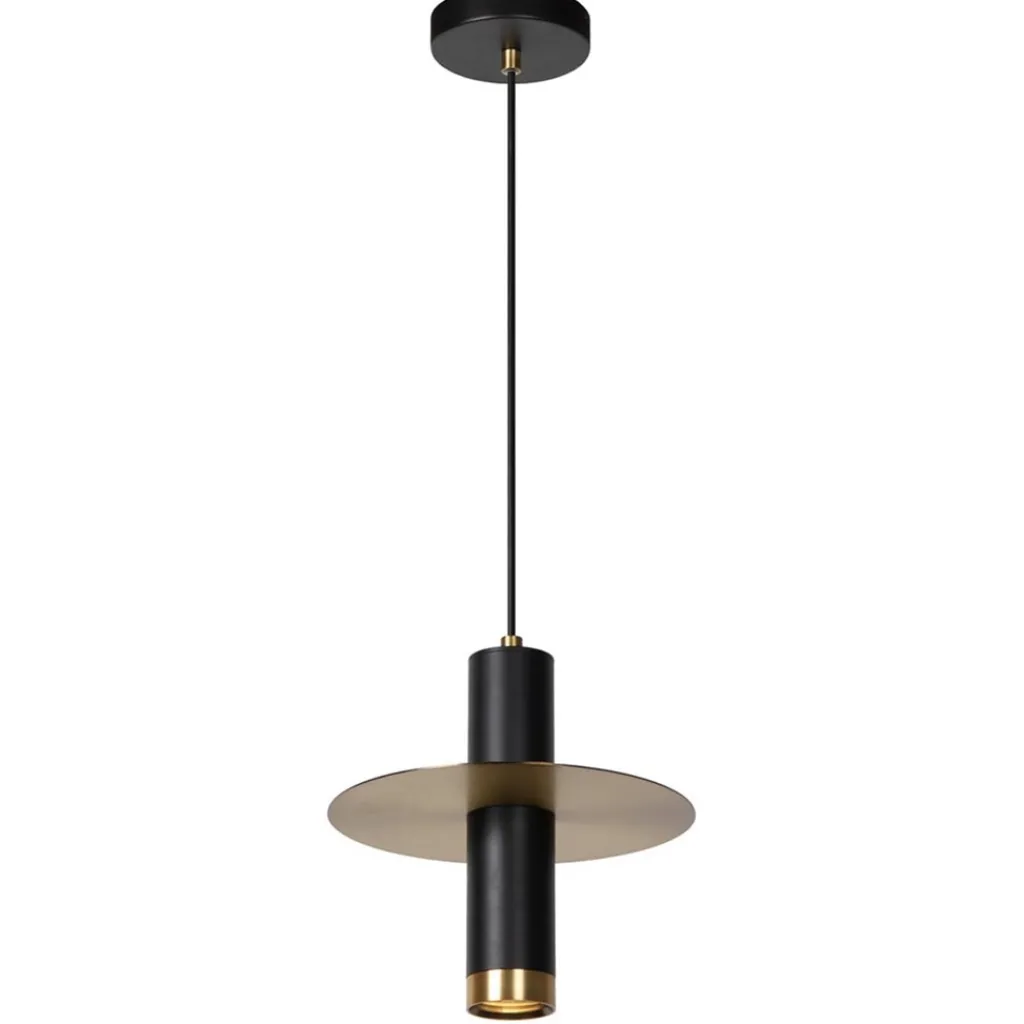 Straluma Hanglamp badkamer zwart met brons IP44> Badkamerverlichting|Hanglampen